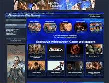 Tablet Screenshot of gamersgallery.com